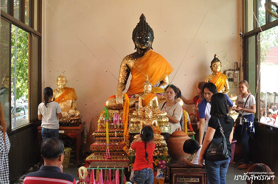 หลวงพ่อดำ วัดหนองเพียร อ.ศรีประจันต์ จ.สุพรรณบุรี